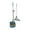 🥑 Blue_New#1815, variant on 3-Piece Rotating Broom and Dustpan Set with Soft Bristles and Foldable Storage for Home Cleaning