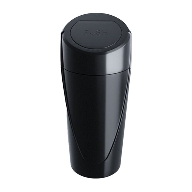 CUITING Car Can With Lid Car Can Cup Holder Mini Garbage Can With 2pcs Small Garbage Organizer Storage For Front Back Seat Accessories