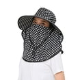 thumbnail image 3 of LRen Women's Summer Sun Hat for Outdoor Activities Breathable Cycling Cap Fashionable Wide Brim Sunscreen Hat Black, 3 of 5
