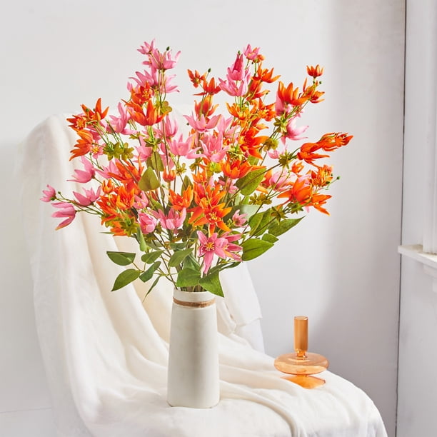 Gwong Decoración hogareña Flor artificial ecológica amigable sin fama de plástico flores falsas decoración para el hogar Gwong 21066738