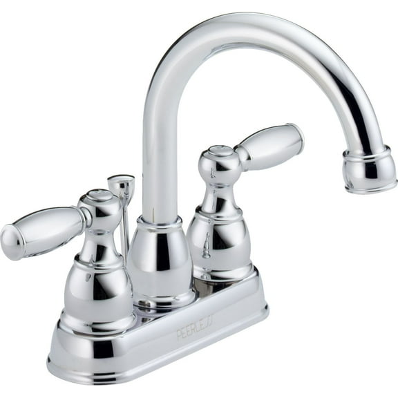 Peerless® Chrome Two Handle Centerset Lavatory Faucet