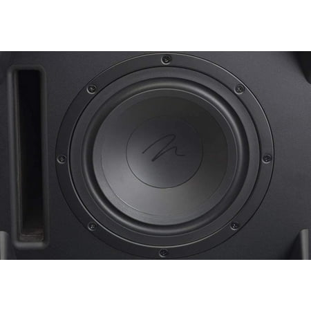 MartinLogan - Dynamo 600X 10" 240W Ported, Powered Subwoofer, with Sub Control App and Wireless Ready - Satin Black