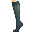 thumbnail image 2 of Sierra Socks Girls' School Uniform Socks Knee-High Nylon Dress Socks 3-Pair Pack Adult Socks, 2 of 2