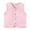 Pink, variant on Staki Kids Vest Kids Vest Girls Puffer Vest Sleeveless Outwear Vest Warm Lightweight Winter Coat with Pocket(Khaki,12-24 Months)