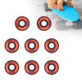 thumbnail image 5 of 8 Pcs Bearings, High Wear Resistant for Skate Skateboard Trucks Scooters Wheel Roller Skate - orange, 5 of 9