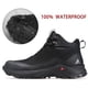 thumbnail image 2 of Botas de senderismo HUMTTO para hombre, todo terreno, impermeables, negras, 2 of 9