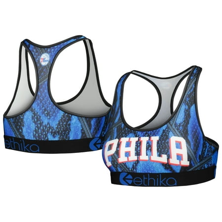

Women s Ethika Royal Philadelphia 76ers Racerback Sports Bra