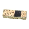 thumbnail image 1 of KLKCMS 40/Set Alphabet Stamps Wood Letters Stamper Painting Craft Drawing Handmade Tools Multipurpose Scrapbooking Art Rubber Stamps Lowercase, 1 of 9
