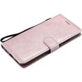 thumbnail image 3 of HAHDAXIA Compatible for Case Huawei Psmart Z (with Hole), PU Leather Folio Card Holder Storage Wallet Case,Magnetic Closure Shockproof Kickstand for Women Men Rose Gold & 2X Screen Protector, 3 of 7