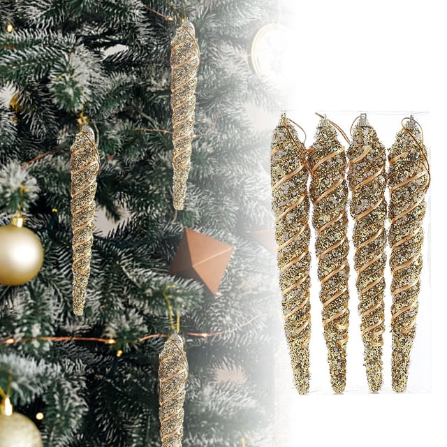 BotaniNest 21cm Foam Ice Sticky Colored Thread Colorful Onion Pendant To Create A Festive Atmosphere