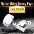 thumbnail image 5 of 6pcs Guitar String Tuning Pegs 3l3r Chrome Tuners Guitar Machine Heads For Electric Guitar, 5 of 5