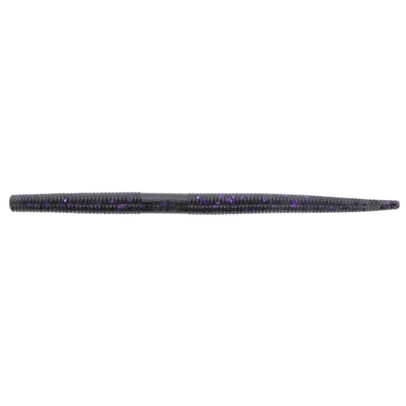 Gary YAMAMOTO 5" THIN SENKO SMOKE W/ BLACK & PURPLE FLAKE 10 PACK