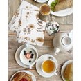 thumbnail image 4 of Brown Spring Floral Kitchen Dish Towels for Drying Dishes Set of 3, Flowers Leaves Elegant Pastoral Waffle Weave Microfiber Hand Tea Bathroom Towels Quick Dry & Absorbent Towel 15.7x23.6, 4 of 7