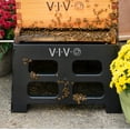 thumbnail image 3 of VIVO Black Plastic Bee Hive Stand | Beekeeping Hive Support Tool, 3 of 7