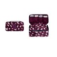 thumbnail image 5 of JeashCHAT Portable Pattern Travel Underwear Bra Storage Box Storage Bag, 5 of 7