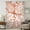 Amber, Orange, Copper, variant on Palm Tree Monstera Sheer Curtains 96" Long for Living Room, Cream Beige Leaf Boho Botanical Tropical Light Filtering Privacy Drapes, Breathable Semi Sheer Window Treatment for Bedroom Dining Room