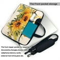 thumbnail image 3 of ZICANCN Laptop Case 13 inch, Sunflower Floral Abstract Botanical Work Shoulder Messenger Business Bag for Women and Men, 3 of 9