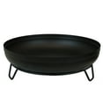 thumbnail image 3 of Sunnydaze 23" Round Wood-Burning Black Finish Steel Fire Pit Bowl, 3 of 16