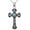 CROSS 1, variant on 925 Sterling Silver Turquoise Exquisite Cross Pendant Necklace Boho Style Jewelry Gifts for Women Mother