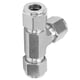 thumbnail image 2 of Conector en T de virola de compresión Daboolka, diámetro igual, forjado en matriz de acero inoxidable 316 SS?600?3Ф10, 2 of 8