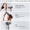 thumbnail image 5 of Bestauty Ionic Hair Dryer with Diffuser, Professional 1800W Portable Blow Dryer for Hair Powerful & Fast Hairdryer, Black, 5 of 8