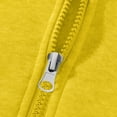 thumbnail image 7 of Resicozy Men Quarter Zip Hoodie Lightweight Mens Solid Color Pullover Long Sleeve Drop Shoulder Hooded Sweatshirt Yellow 2XL, 7 of 7