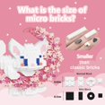 thumbnail image 3 of Juego de Bloques de Construccion TENYEAH YC022 Micro Ladrillos Gatos con Flor y Luna 2 en 1, 3 of 5