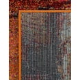thumbnail image 7 of Unique Loom Estrella Collection Area Rug - Selene (5' 1" x 8' Rectangle Orange/Black), 7 of 7