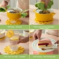 thumbnail image 4 of 2pcs Silicone Tablemat Heat Resistant Pot Holder Non-Slip Dishes Placemat Heat Insulation Pad Daisy Shaped Cookware Mat, 4 of 5