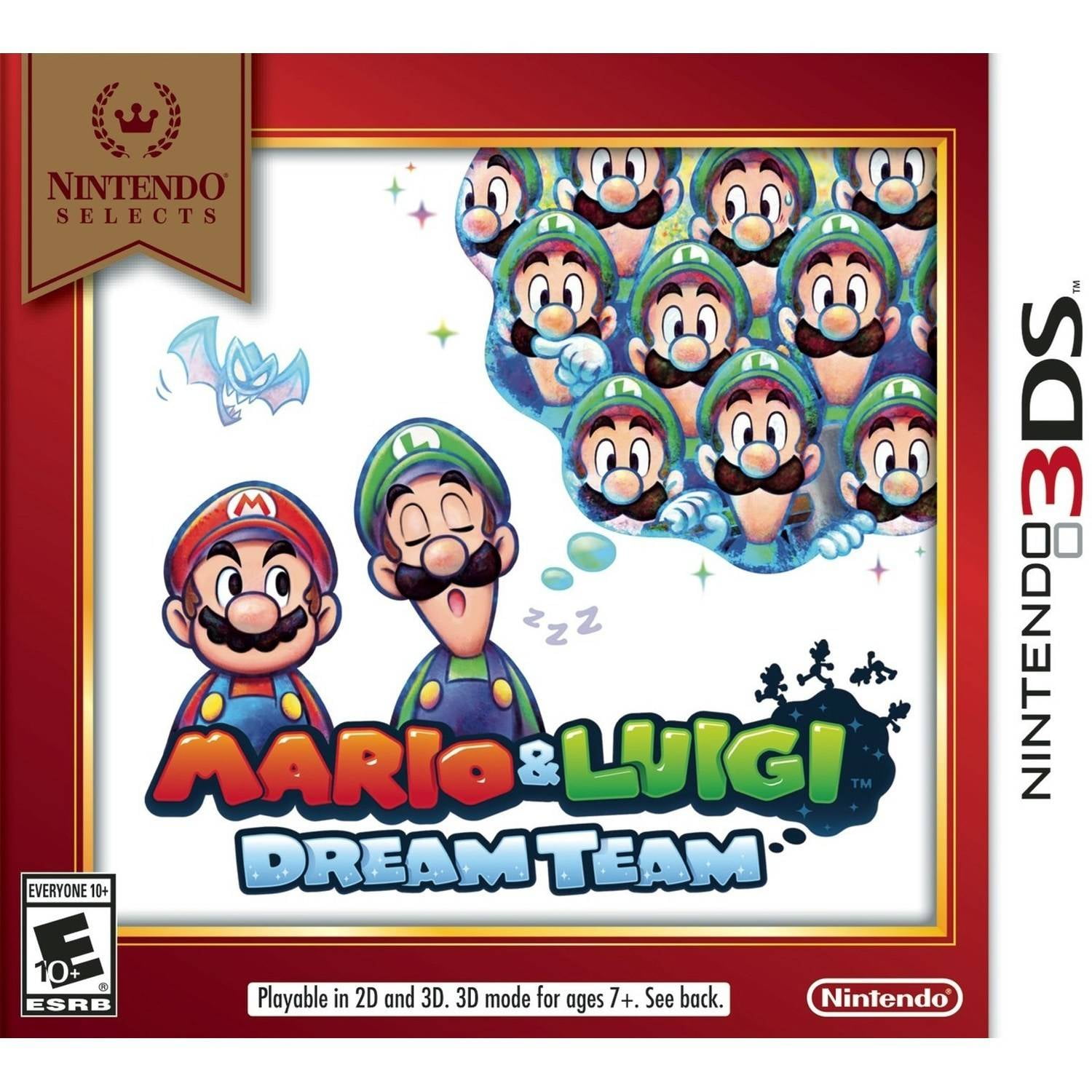 Mario Luigi Dream Team (Nintendo Selects), Nintendo, Nintendo 3DS, 045496744625 Walmart.com