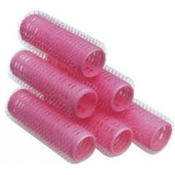 Hairart Mini Pink Self Gripping Rollers 13307