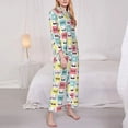 thumbnail image 3 of Goofa Cute French Bulldog Printed Women’s 2 Piece Pajama Set Super,Pajamas Women's Long Sleeve Sleepwear Soft Button Down Loungewear Pjs Lounge Set Nightwear-Large, 3 of 9