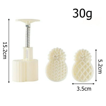 

30g/50g Pineapple Cookie Stamp Cutters Fruit Shape Moon Ca Mold Set DIY Hand Press Cookie Dessert Cutter Pastry Ca Mold