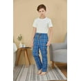 thumbnail image 4 of HiddenValor Big Boys Cotton Pajama Lounge Pants - Grey/Blue, Small, 4 of 6