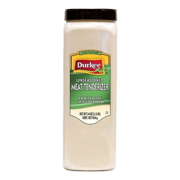 Durkee Unseasoned Meat Tenderizer, 34 Ounce Container -- 6 per Case.