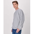 thumbnail image 5 of Hanes Ultimate Men's Heavyweight Fleece Crewneck Sweatshirt Light Steel 3XL, 5 of 5