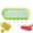 Green, variant on Silicone Sausage Molds for Hot Dogs, Non-Stick Flexible 6-Cavity DIY Makers for Baking, Cooking, Steaming - Homemade Sausage, Ice Cube, Bread, Candy, Chocolate & Cake