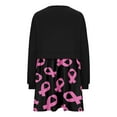 thumbnail image 4 of DecSea Robes à Manches Longues pour Femmes Décontractées Amples Col Rond Tuinc Tops Robe Basique avec Poches Latérales, 4 of 6