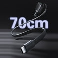 thumbnail image 3 of Double USB C 90W Vehicle Charging Retractable Type C Cord Design Advanced Charging Protocols Electronics Power Supply, 3 of 8