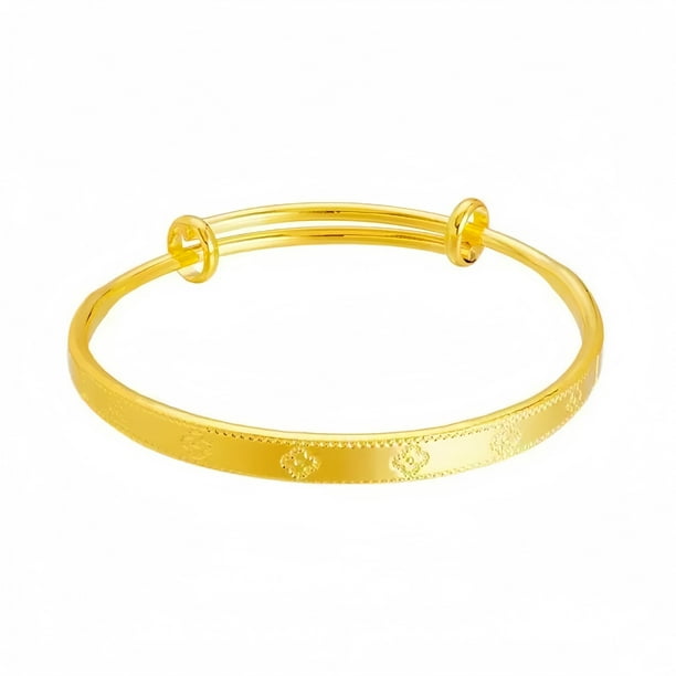 Pulsera Gold Placer de alto color para mujer en oro arenoso antiguo