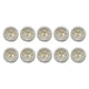 thumbnail image 1 of Jumpingount 100 piezas botones de abeja amor 2 agujeros sujetadores para álbumes de recortes manualidades DIY botón de costura accesorios de ropa de Accesorios de disfraces 15mmAmor Jumpingount AP010969-04, 1 of 6