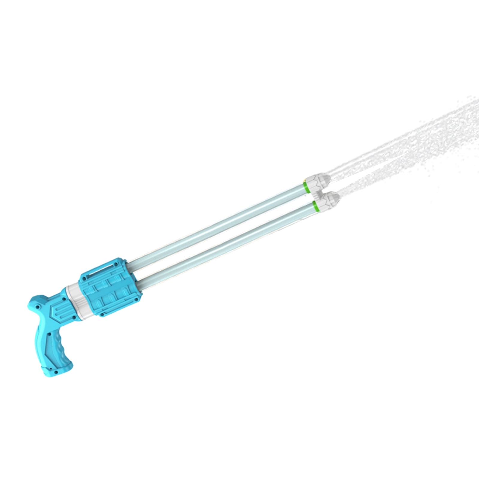 16.5in Large Pull-Type Water Blaster, Multi-Stream Cannon for Beach Fun, Long Range Soaker, Outdoor Summer Activity Gear, Random Colors, A