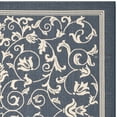 thumbnail image 2 of Safavieh Courtyard Navy Indoor Outdoor Rug - Square 6'7", 2 of 4