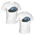 thumbnail image 6 of Graphic Tees Police Car Doodle Men's Short Sleeve Full Print T-Shirt Black, 6 of 8