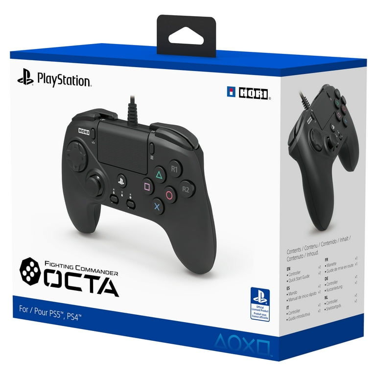 modtage Garderobe abstraktion Hori - Fighting Commander OCTA Controller for PlayStation 5, PlayStation 4  and Windows PC 2D Fighting and Other 2D Software Games - Walmart.com
