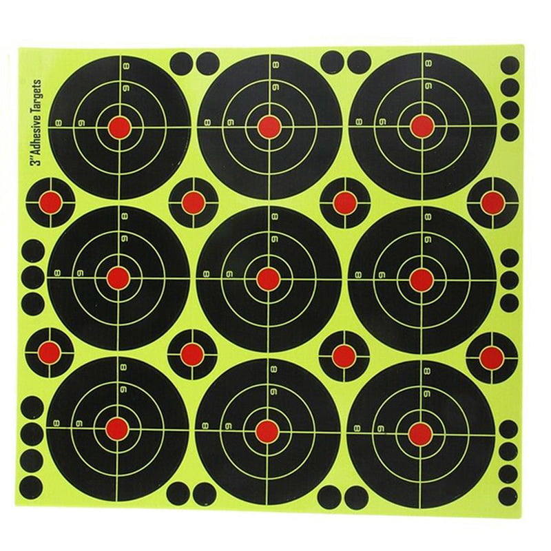 90Pcs 3 Inch Targets Reactive Splatter Paper Target for Archery Targeting for K 