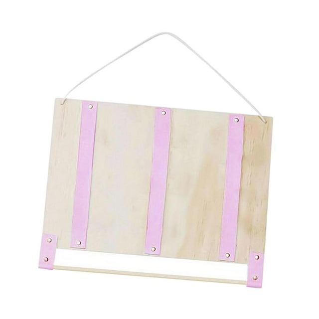 Organizador colgante de horquillas para el cabello, soporte para lazos, cintas, diademas, clips, colgador Rosa