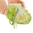 thumbnail image 3 of Pelador de verduras, máquina cortadora de repollo, cocina triturada, cuchillo pelador de acero inoxidable, Gadget de repollo rallado, una herramienta imprescindible para el restaurante occidental, 3 of 5
