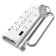 thumbnail image 1 of Protector contra sobretensiones Power Strip Monster de 6 pies con 12 enchufes y USB, 1 of 8