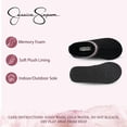 thumbnail image 2 of Pantuflas tipo zueco con plataforma de microsuede para mujer Jessica Simpson, negras, 2 of 7